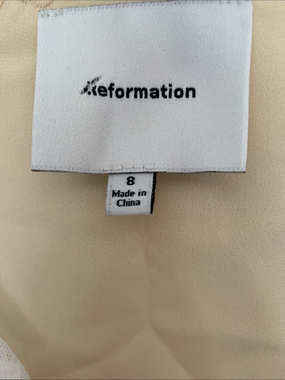 NWOT Reformation 100% Silk Dress - Picture 3 of 6